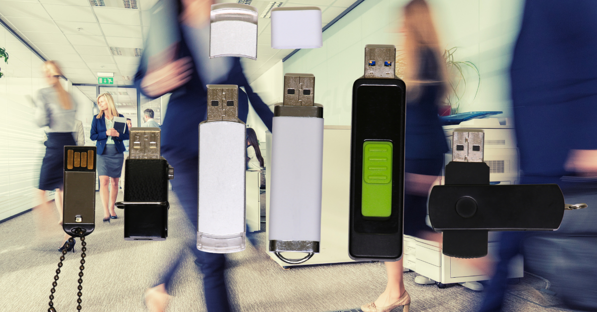 secure usb drive use in office